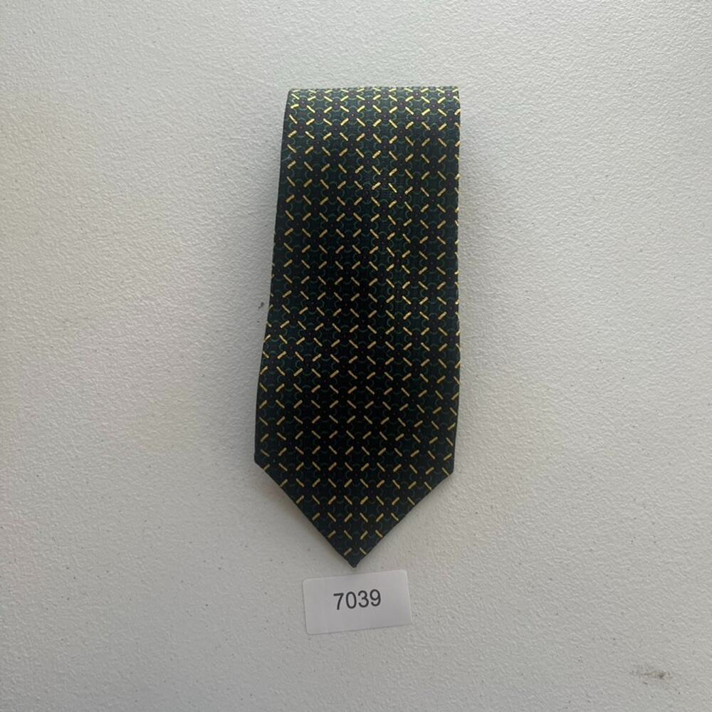 Vintage Burberrys Of London Necktie Men's Designer 100% Pure Silk Geometric